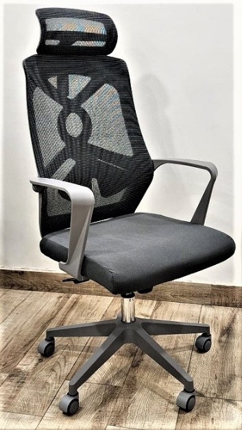 High Back Revolving Chair HDOF-04 Grey