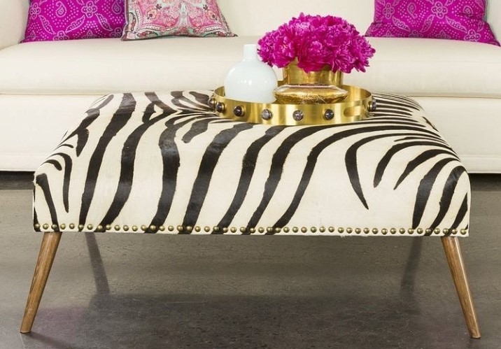 Hairon leather coffee table