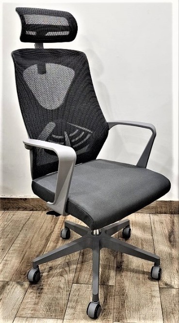 High Back Revolving Chair HDOF-03 Grey